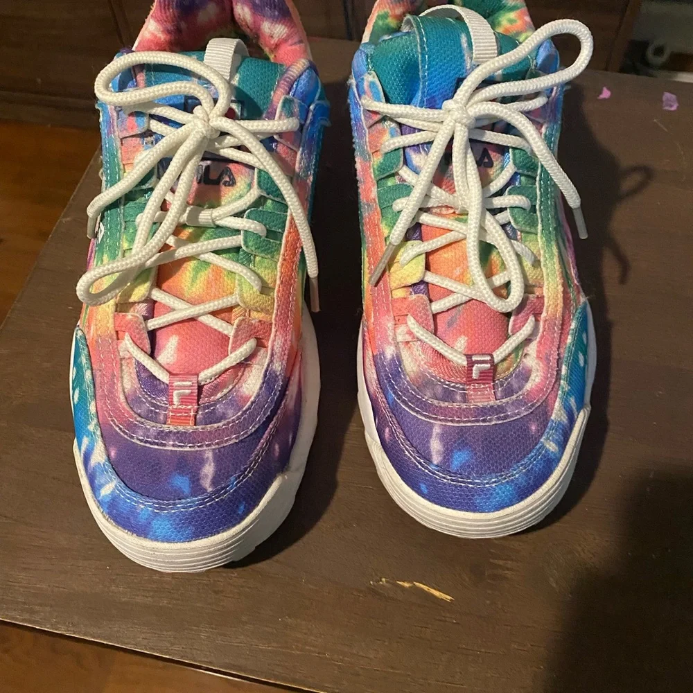 Fila Multicolor Tie-Dye Sneakers - Picture 9 of 9